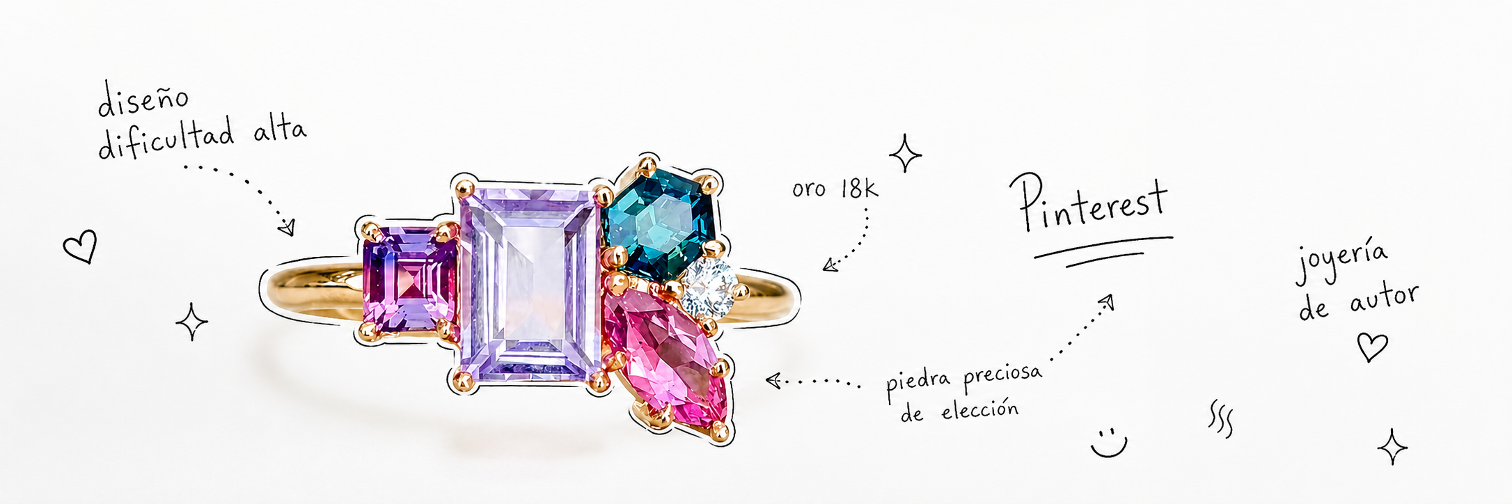 Creación de joyas personalizadas en oro 18K | CASA LEONOR