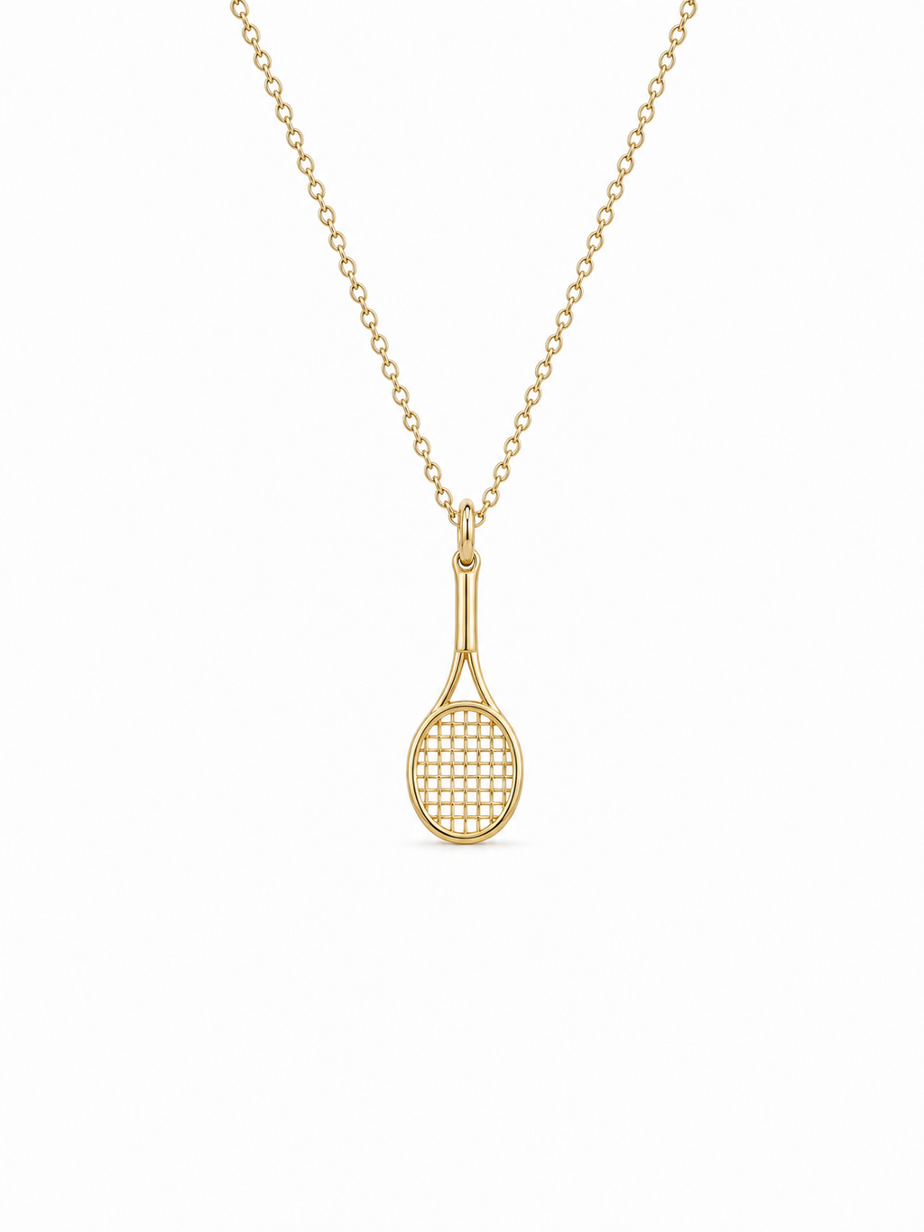 Raqueta de Tenis en Oro 18k