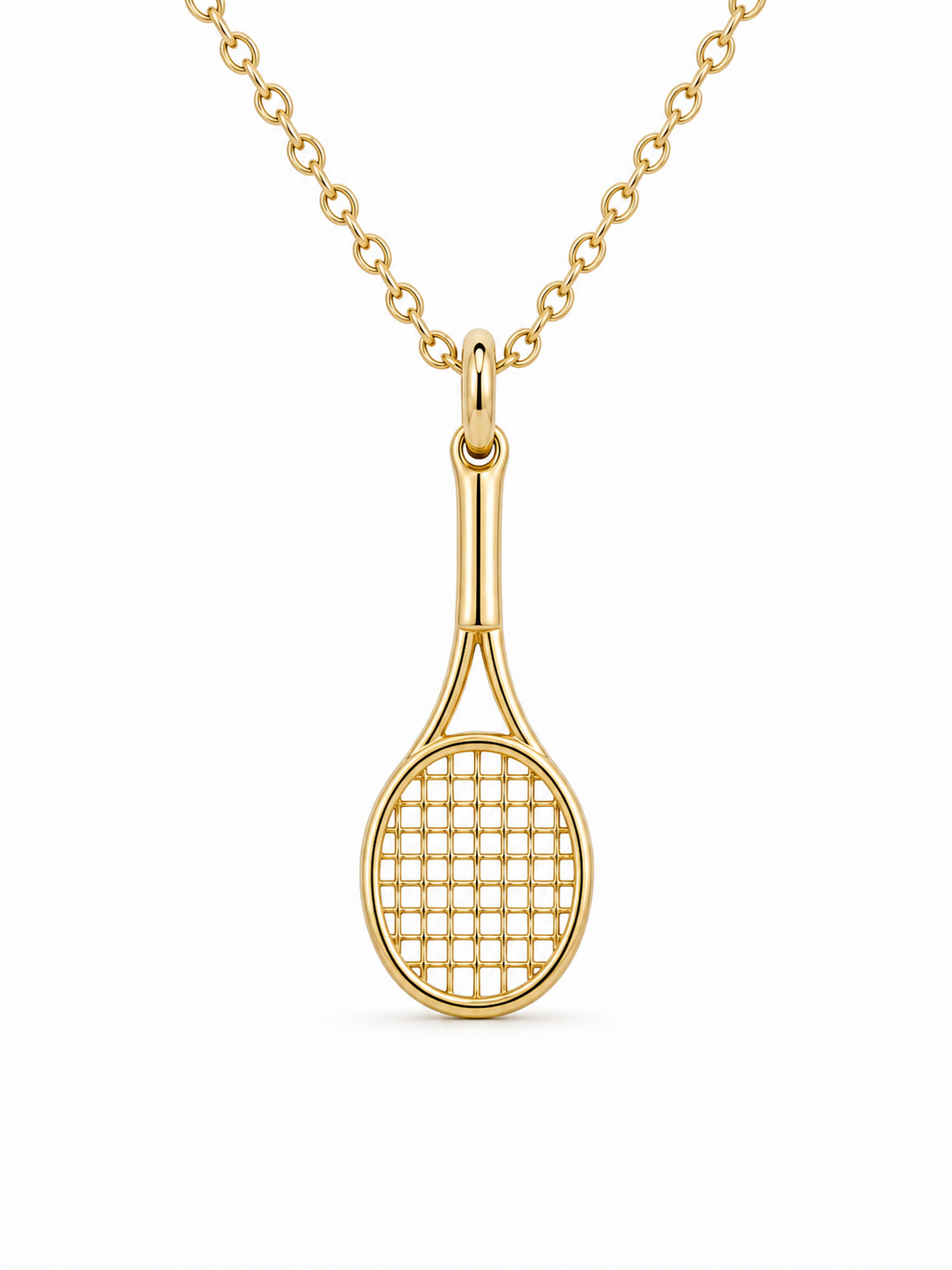 Raqueta de Tenis en Oro 18k
