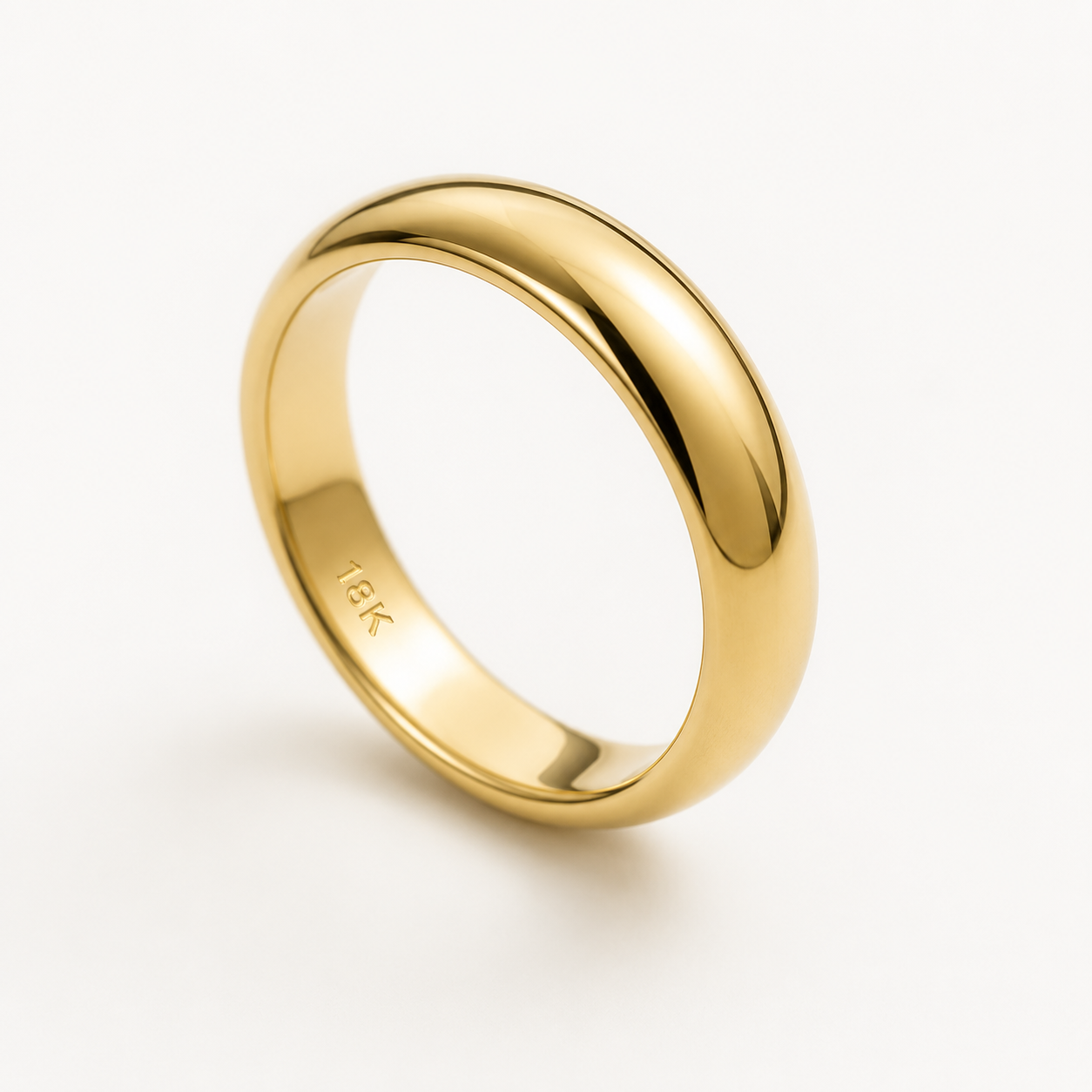 Argolla Inglesa en Oro 18k