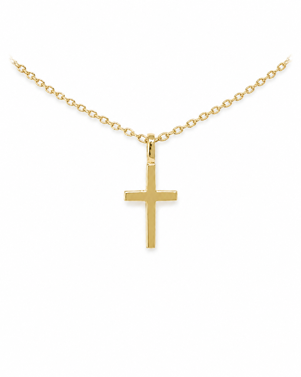 Cruz Católica Oro 18k 15mm