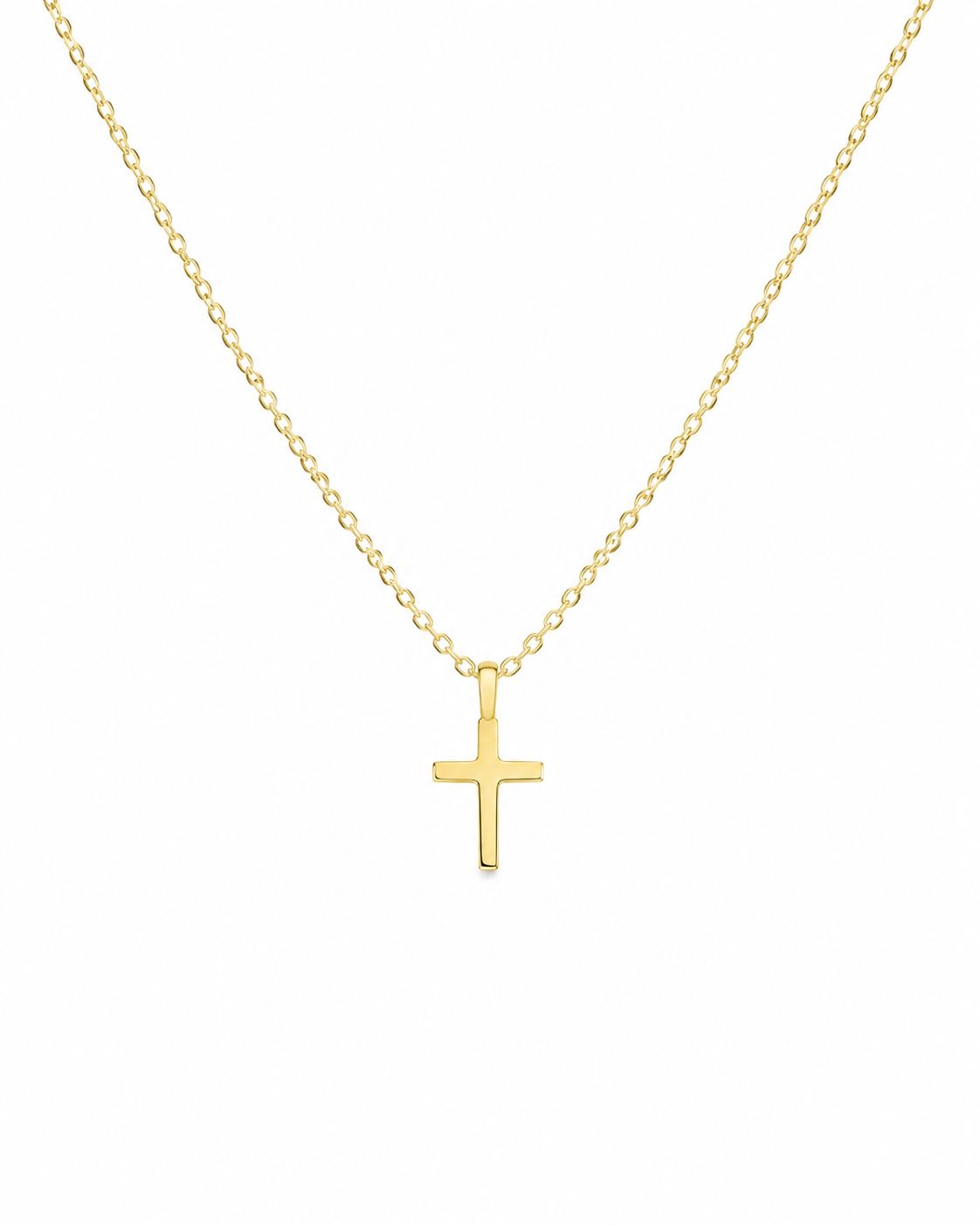Cruz Católica Oro 18k 15mm