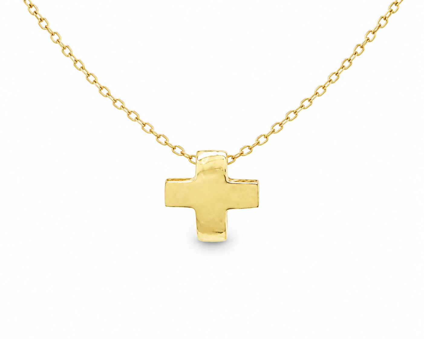 Cruz Católica Oro 18k 9mm