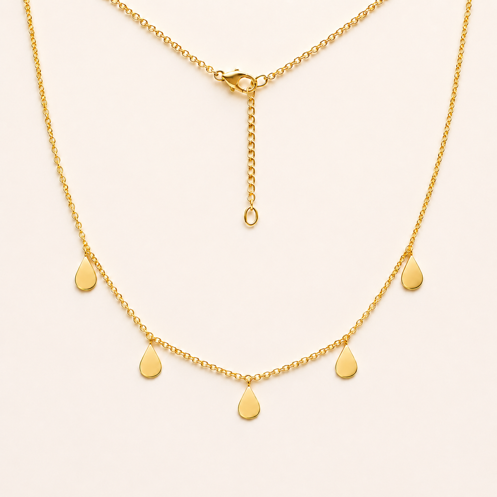 Collar Gotas de Oro
