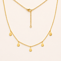 Collar Gotas de Oro