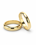 Pack Argollas Inglesas 4mm Oro 18K
