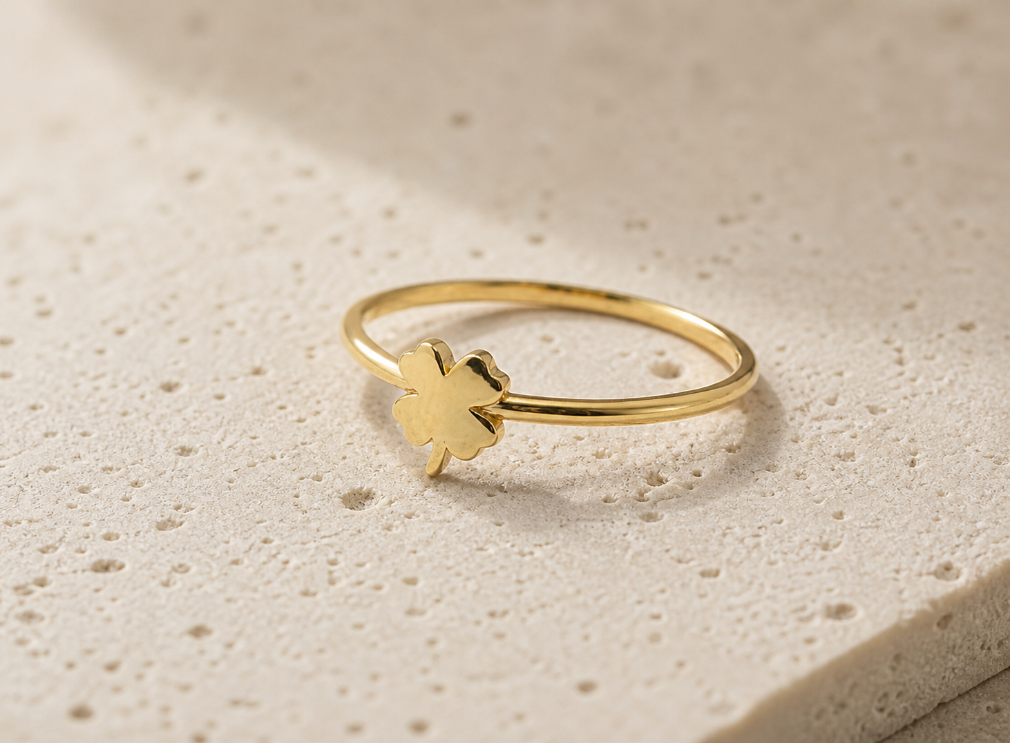 Anillo Trébol de la Suerte