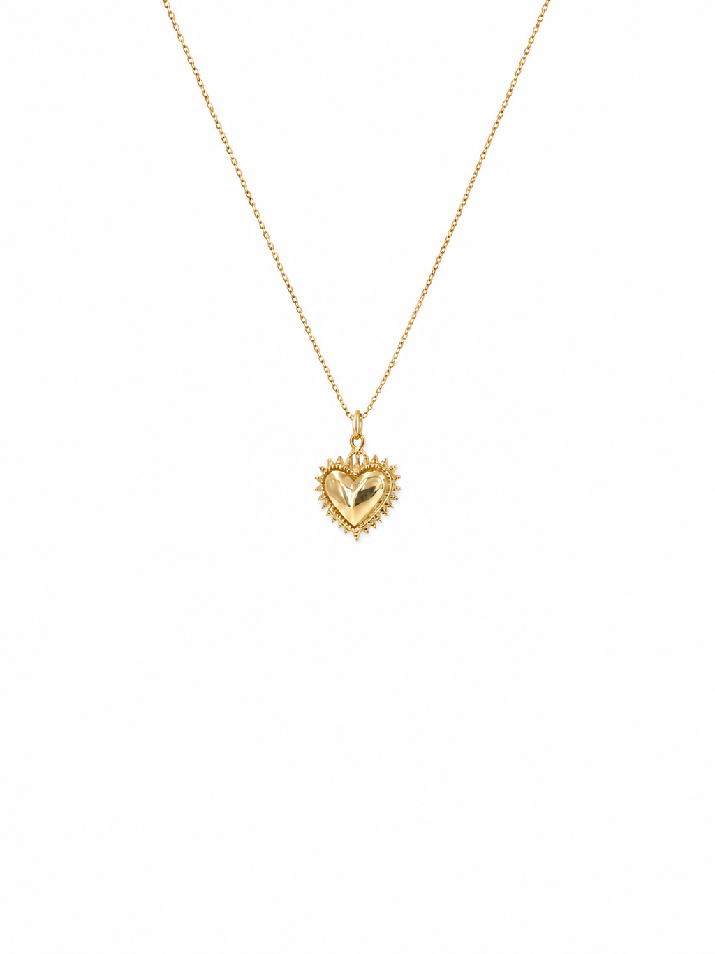 Dije Corazón Mexicano en Oro 18K